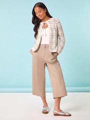 Roman Metallic Petite Wave Knit Cardigan - Image 2 of 5