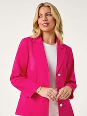 Roman Pink Petite Cotton Stretch Jacket - Image 1 of 5
