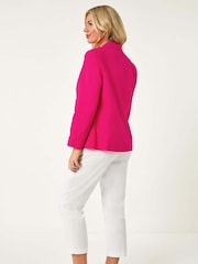 Roman Pink Petite Cotton Stretch Jacket - Image 3 of 5