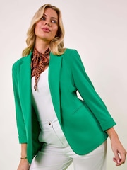 Roman Green Petite Revere Collar Stretch Jacket - Image 2 of 7