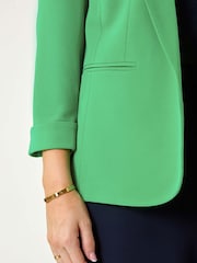 Roman Green Petite Revere Collar Stretch Jacket - Image 7 of 7