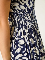Vestido Roman Petite Floral com cintura franzida - Imagem 5 de 5