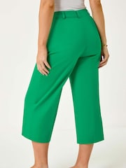 Roman Green Petite Cotton Culotte Trousers - Image 6 of 8