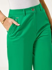 Roman Green Petite Cotton Culotte Trousers - Image 8 of 8