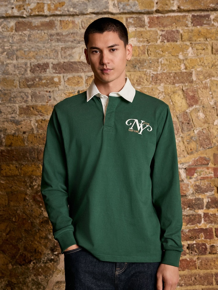 Green Rugby Shirt - Image 1 of 6