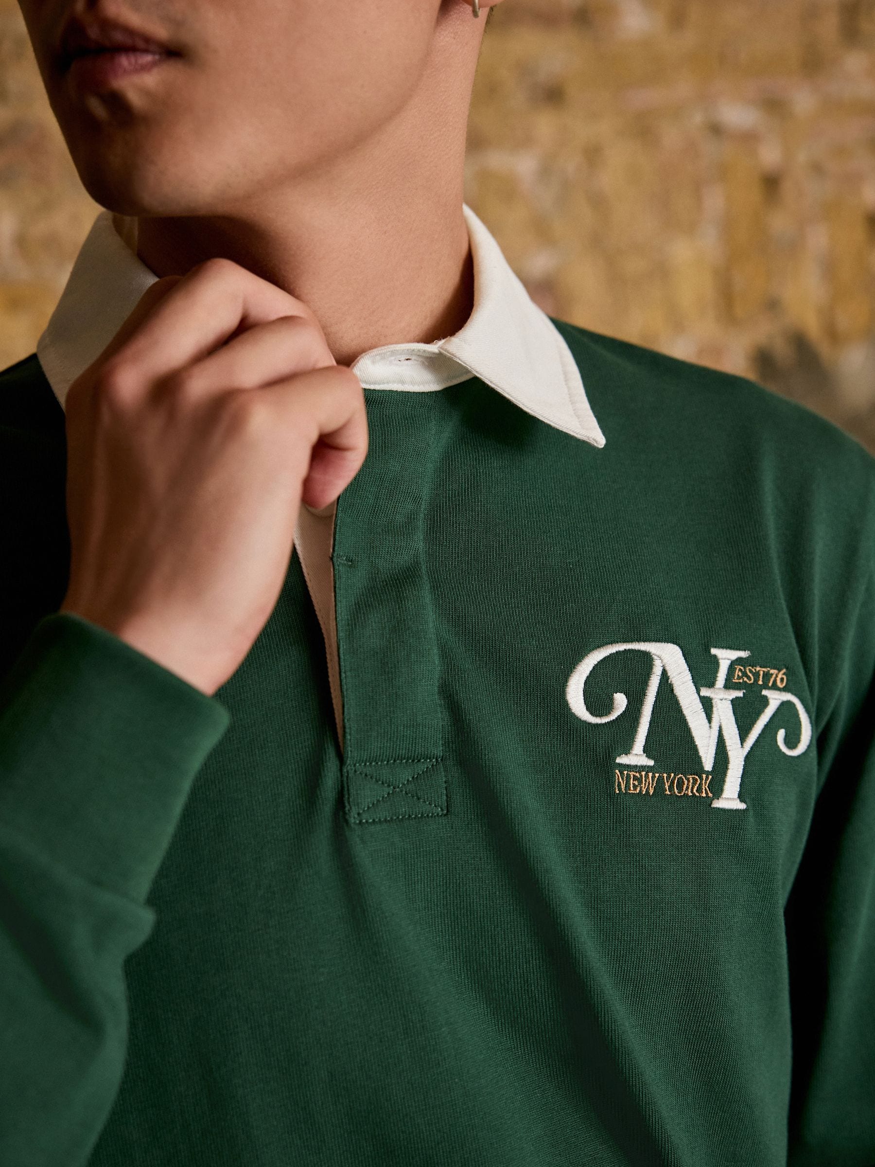 Buy Green Rugby Shirt from Next USA