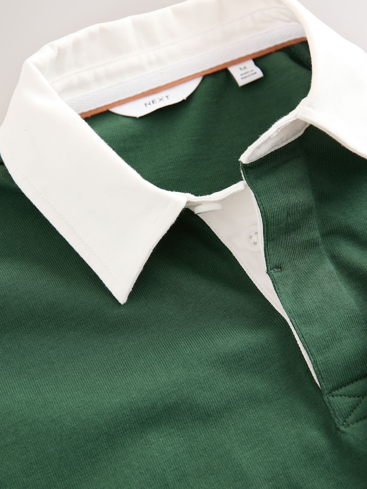 Mens Next Green Rugby Shirt XXL Mens Next Green Rugby Shirt XXL