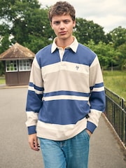Blue/Neutral Stripe Rugby Shirt - Image 1 of 13