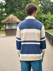 Blue/Neutral Stripe Rugby Shirt - Image 3 of 13