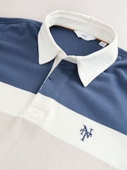 Blue/Neutral Stripe Rugby Shirt - Image 8 of 13