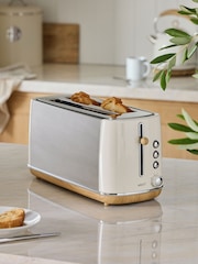 Cream Long 4 Slice Malvern Toaster - Image 1 of 2