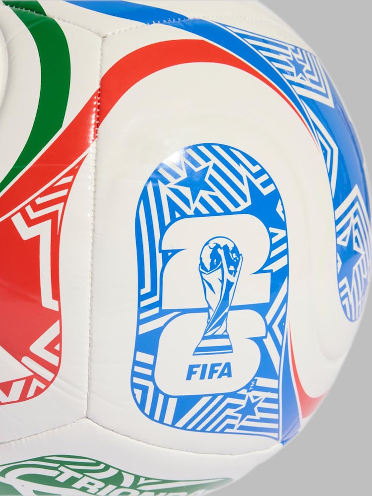 adidas White/Blue/Red World Cup 26 Trionda Club Ball - Image 4 of 4