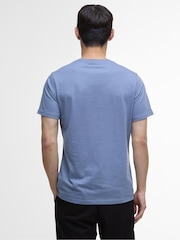 Barbour® International Blue Venture Graph Washed 100% Cotton T-Shirt - Image 3 of 5