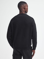 Barbour® International Black Essential Crew Jumper - Image 3 of 6
