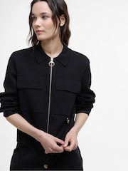 Barbour® Black Alma Knit Cardigan - Image 4 of 7