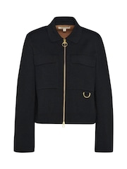 Barbour® Black Alma Knit Cardigan - Image 7 of 7