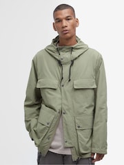 Barbour® Green Re-Eng Durham Bleache Jacket - Image 1 of 7