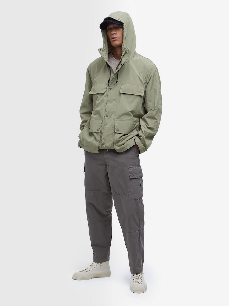 Barbour® Green Re-Eng Durham Bleache Jacket - Image 2 of 7
