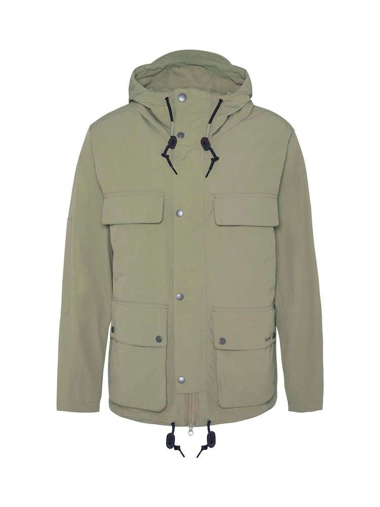 Barbour® Green Re-Eng Durham Bleache Jacket - Image 7 of 7