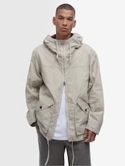 Barbour® Grey Re-Eng Enduran Concret 100% Cotton Jacket - Image 1 of 7