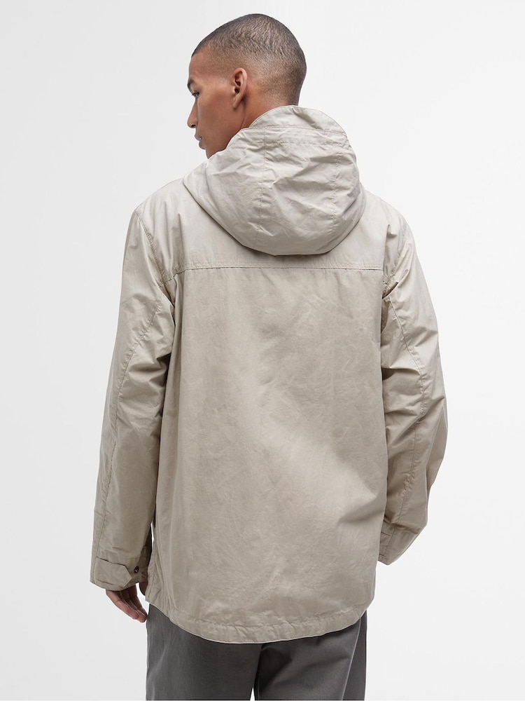 Barbour® Grey Re-Eng Enduran Concret 100% Cotton Jacket - Image 3 of 7