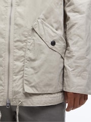 Barbour® Grey Re-Eng Enduran Concret 100% Cotton Jacket - Image 6 of 7