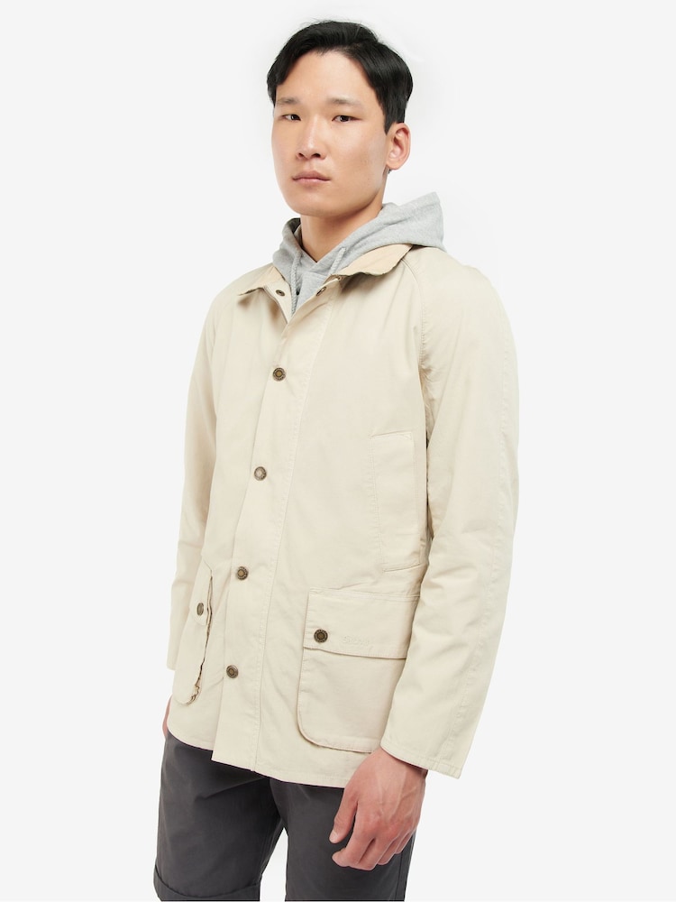Barbour® Cream Ashby Casual Mist 100% Cotton Jacket - Image 1 of 6 Barbour® Cream Ashby Casual Mist 100% Cotton Jacket - Image 1 of 6