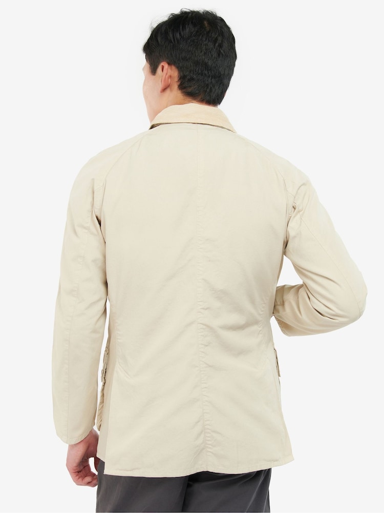 Barbour® Cream Ashby Casual Mist 100% Cotton Jacket - Image 2 of 6 Barbour® Cream Ashby Casual Mist 100% Cotton Jacket - Image 2 of 6