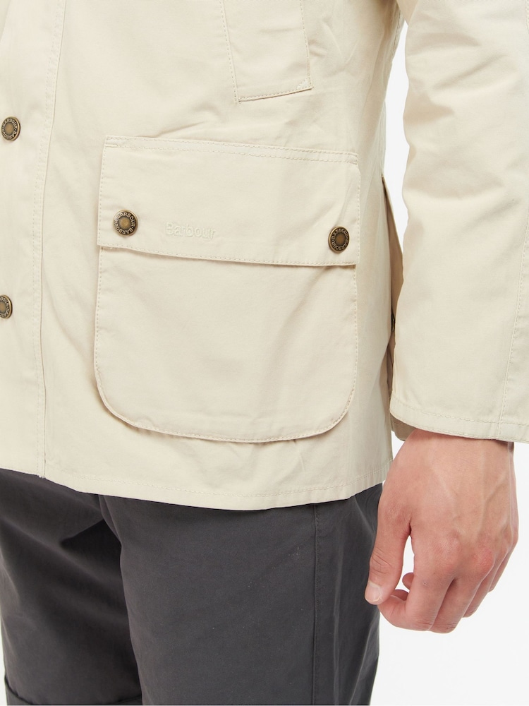 Barbour® Cream Ashby Casual Mist 100% Cotton Jacket - Image 6 of 6 Barbour® Cream Ashby Casual Mist 100% Cotton Jacket - Image 6 of 6
