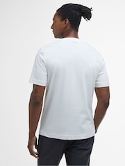 Barbour® White RF Logo Antique 100% Cotton T-Shirt - Image 3 of 5