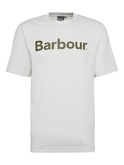 Barbour® White RF Logo Antique 100% Cotton T-Shirt - Image 5 of 5