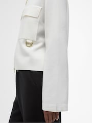 Barbour® Cream Alma Knit Cardigan - Image 6 of 7
