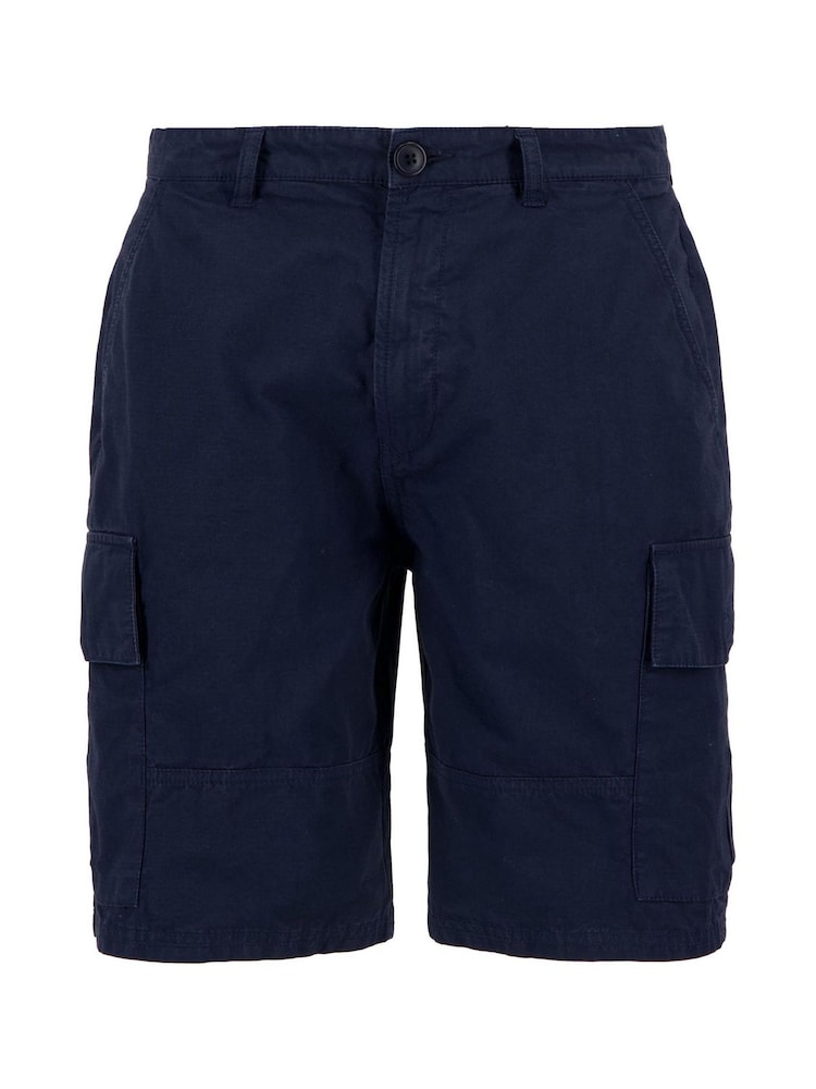 Barbour® Blue Ripstop 100% Cotton Shorts - Image 5 of 5 Barbour® Blue Ripstop 100% Cotton Shorts - Image 5 of 5