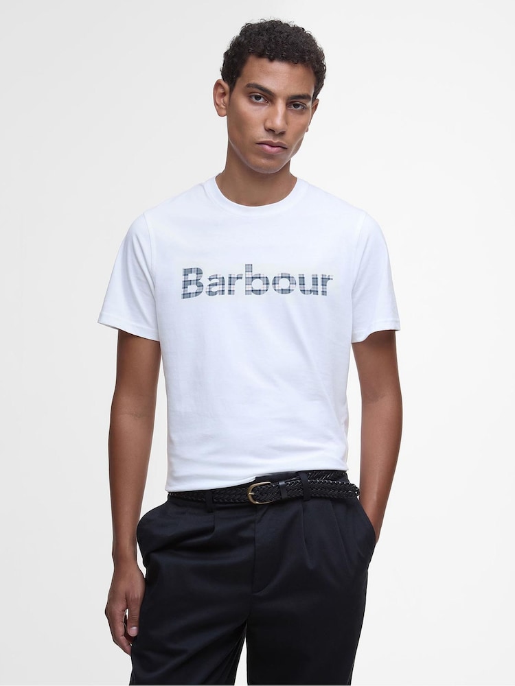 Barbour® White Kilnwick Antique 100% Cotton T-Shirt - Image 1 of 1 Barbour® White Kilnwick Antique 100% Cotton T-Shirt - Image 1 of 1