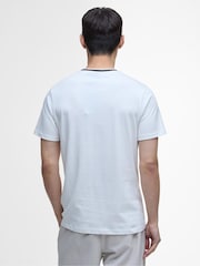 Barbour® International Luca Tipping Whisper 100% Cotton White T-Shirt - Image 2 of 6