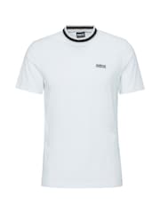 Barbour® International Luca Tipping Whisper 100% Cotton White T-Shirt - Image 6 of 6