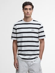 Barbour® International Blue Luca Stripe 100% Cotton T-Shirt - Image 2 of 6