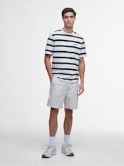 Barbour® International Blue Luca Stripe 100% Cotton T-Shirt - Image 4 of 6