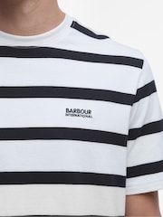 Barbour® International Blue Luca Stripe 100% Cotton T-Shirt - Image 5 of 6