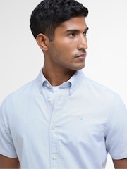 Barbour® Blue Stripe Ox 100% Cotton Shirt - Image 4 of 6