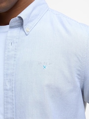 Barbour® Blue Stripe Ox 100% Cotton Shirt - Image 5 of 6