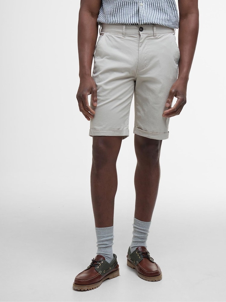 Barbour® Grey Smart Chino Mist Shorts - Image 1 of 6