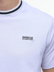 Barbour® International Luca Tipping Whisper 100% Cotton White T-Shirt - Image 5 of 6