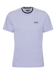Barbour® International Luca Tipping Whisper 100% Cotton White T-Shirt - Image 6 of 6