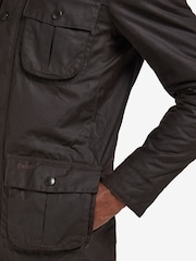 Brązowy - Barbour® Wax Jacket - Image 3 of 8