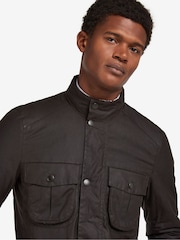 Brązowy - Barbour® Wax Jacket - Image 4 of 8