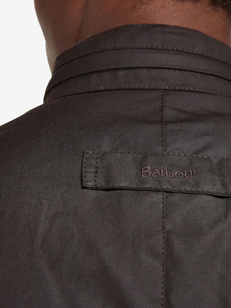 Brązowy - Barbour® Wax Jacket - Image 5 of 8
