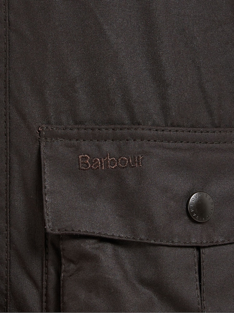 Brązowy - Barbour® Wax Jacket - Image 8 of 8