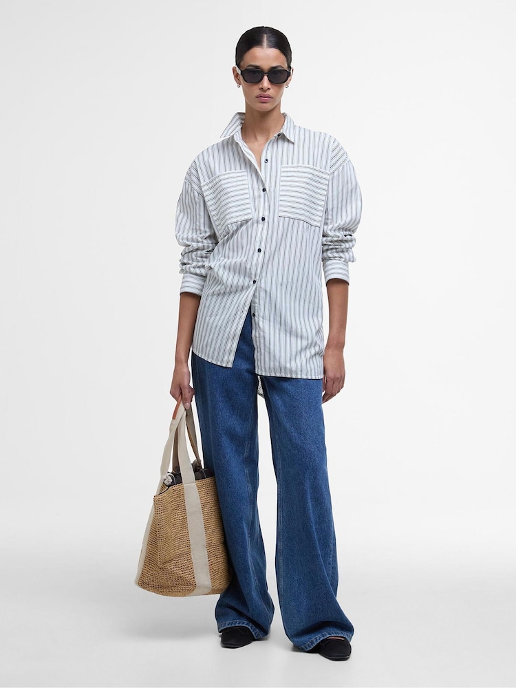Barbour® Blue Millie 100% Cotton Shirt - Image 2 of 7
