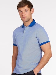 Barbour® Blue Sport 100% Cotton Polo Shirt - Image 1 of 6